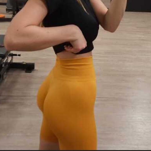 SEXY HIGH WAIST SCRUNCH BOOTY BIKER SHORTS NEW - Picture 1 of 6